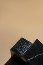 Black Square Box on Yellow Surface