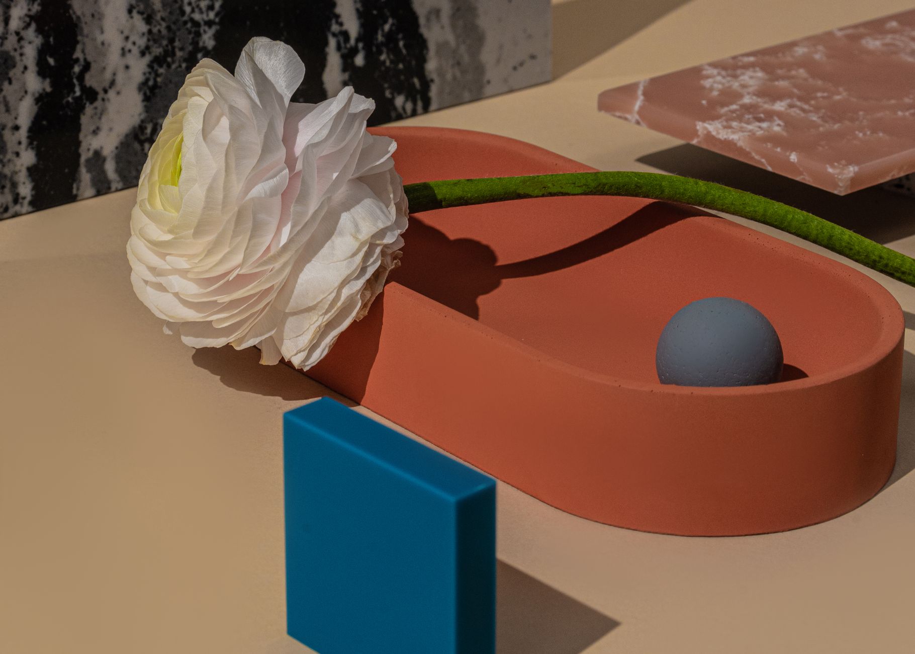 Dramatische Blume – Minimalistisches Wallpaper