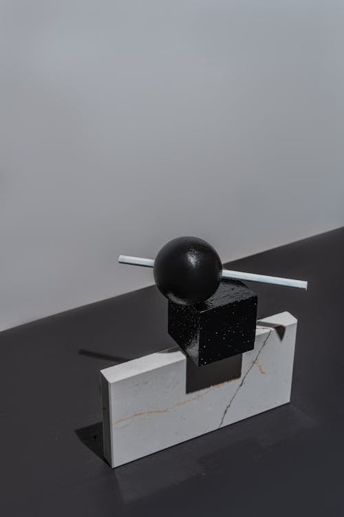 Darmowe zdjęcie z galerii z czarno-biały, figury, geometryczny