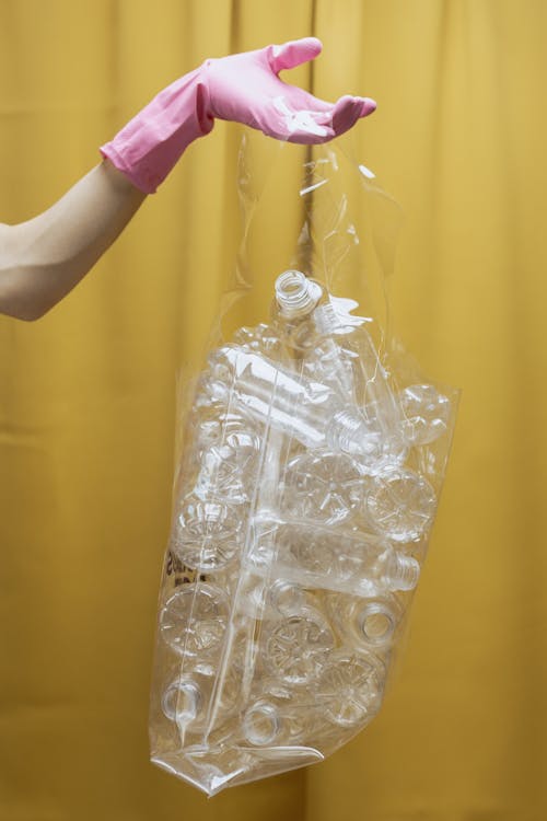 Person Holding Clear Plastic Pack