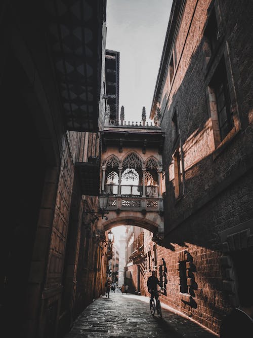 A Narrow Alley between Buildings