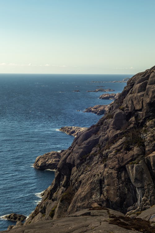 Scenic View of a Rocky Coastal Cliff