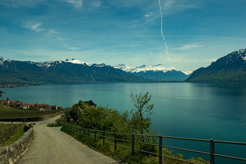 Бесплатное стоковое фото с Альпы, весна, голубое озеро