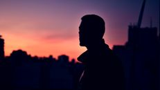 Silhouette of Man during Sunset
