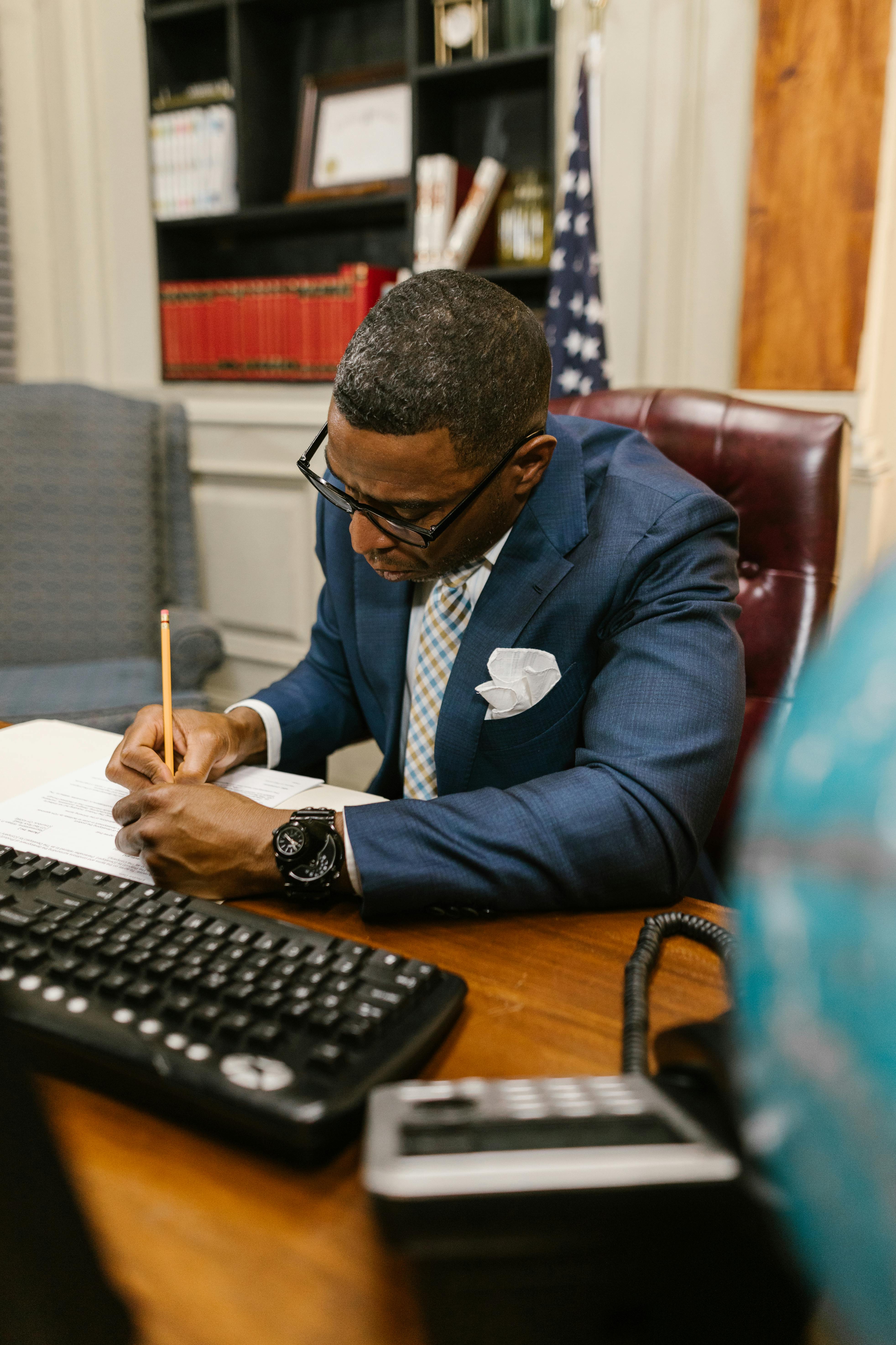 Nigerian legal professionals reviewing matrimonial property documents in Port Harcourt court