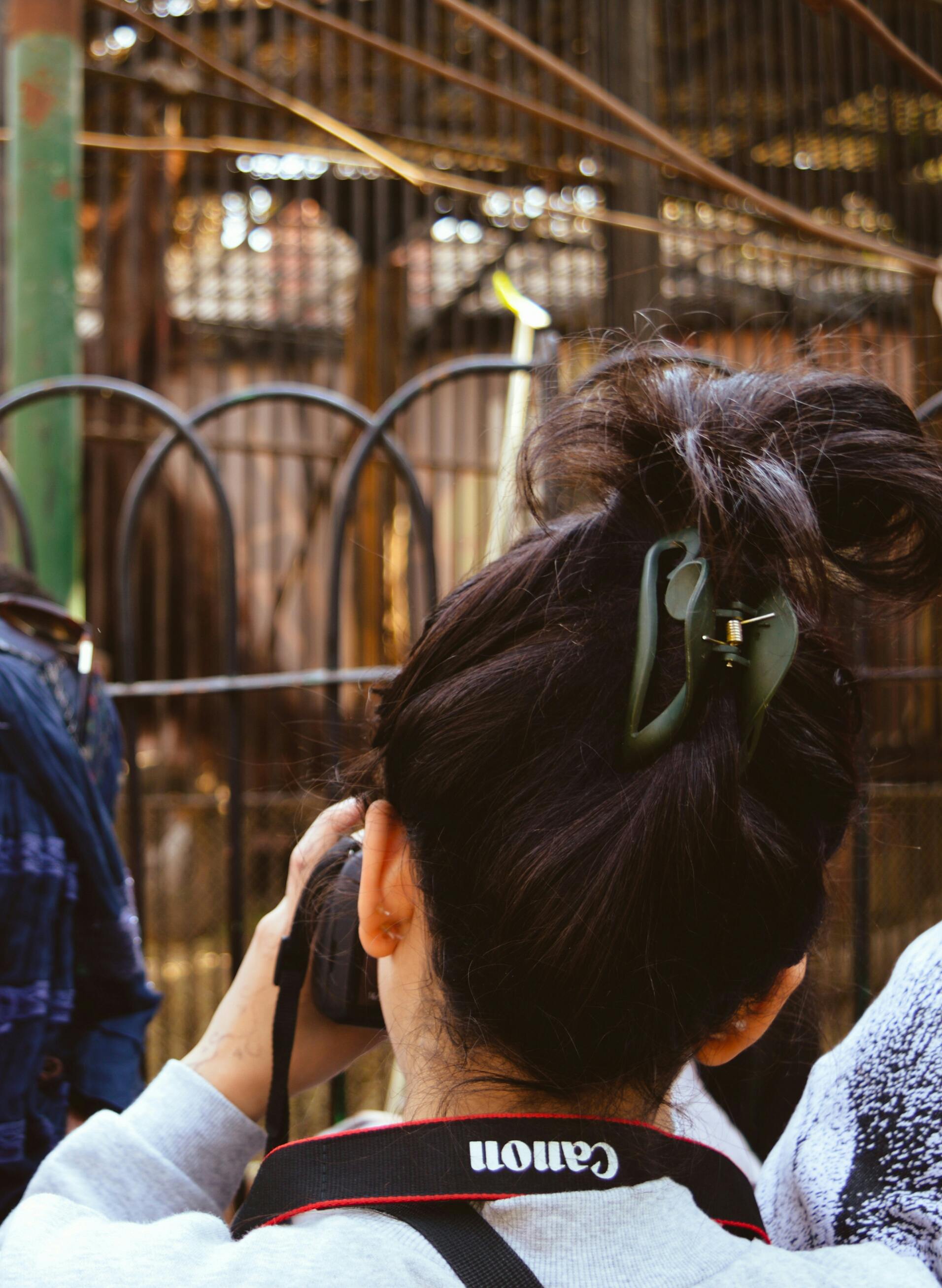 photography of a woman taking photos