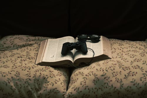 Free stock photo of book photography, gaming