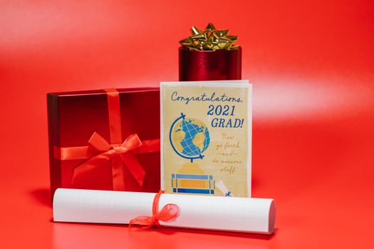 Graduation Congratulatory Card and Gifts