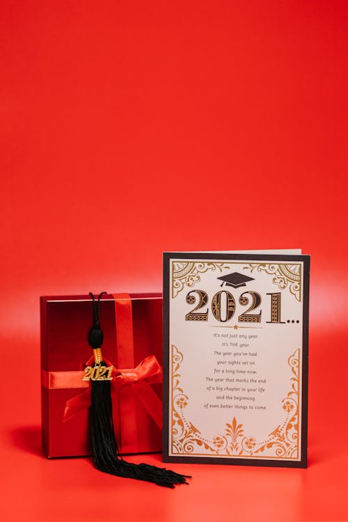 2021年, イラスト, ギフト用の箱の無料の写真素材