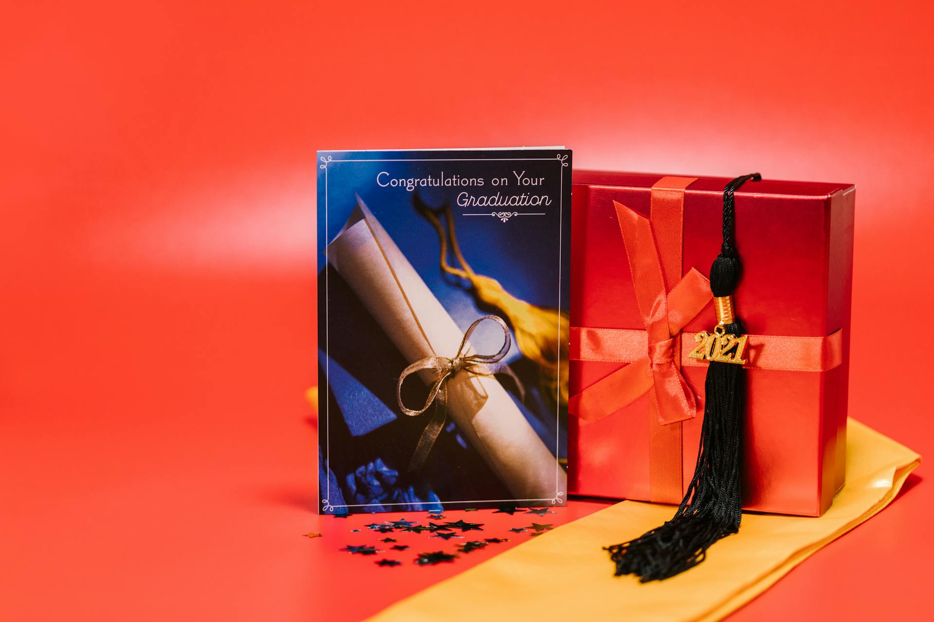 Celebrate achievement with a graduation card and gift set, perfect for 2021 grads.