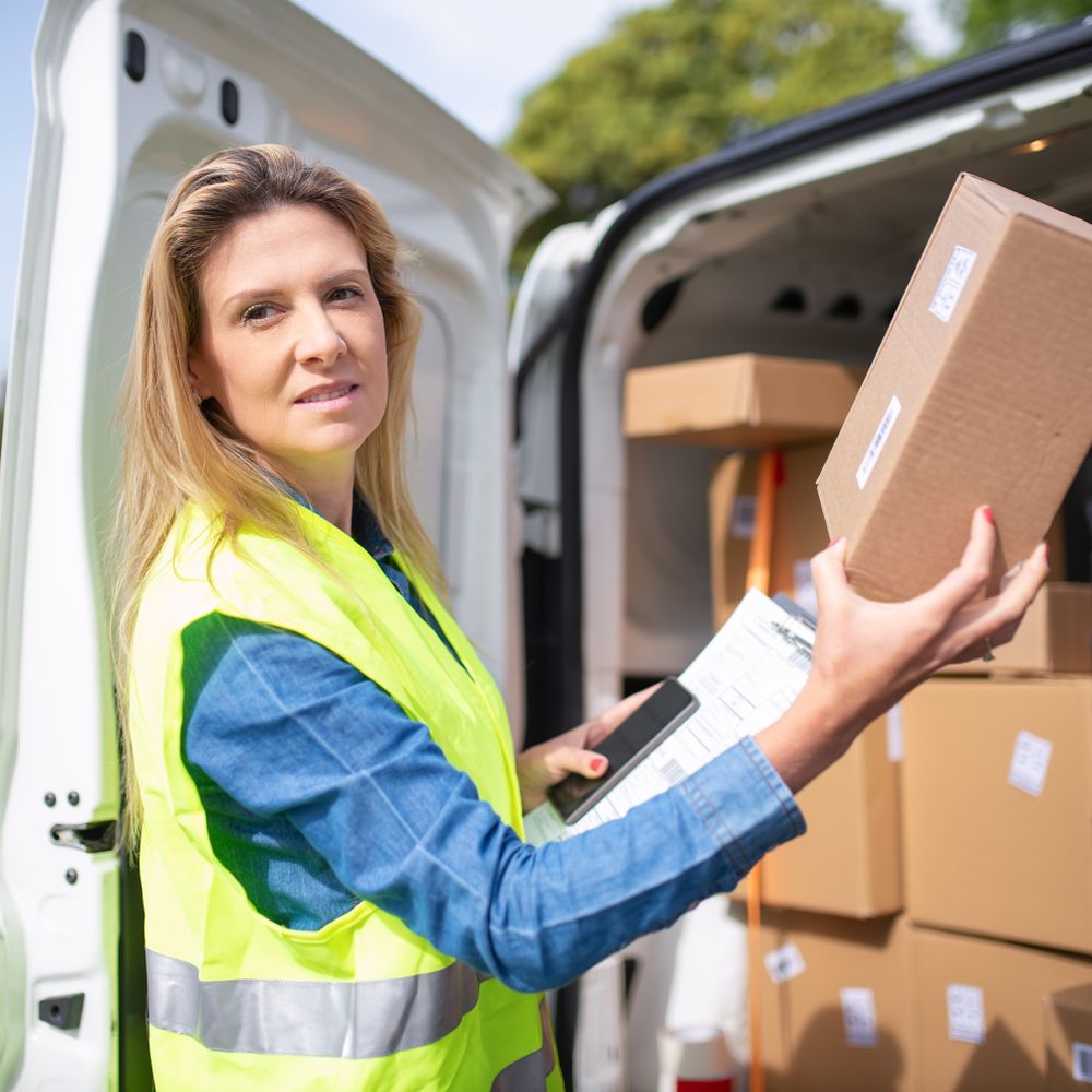 Little Clacton — man and van team loading a removal van