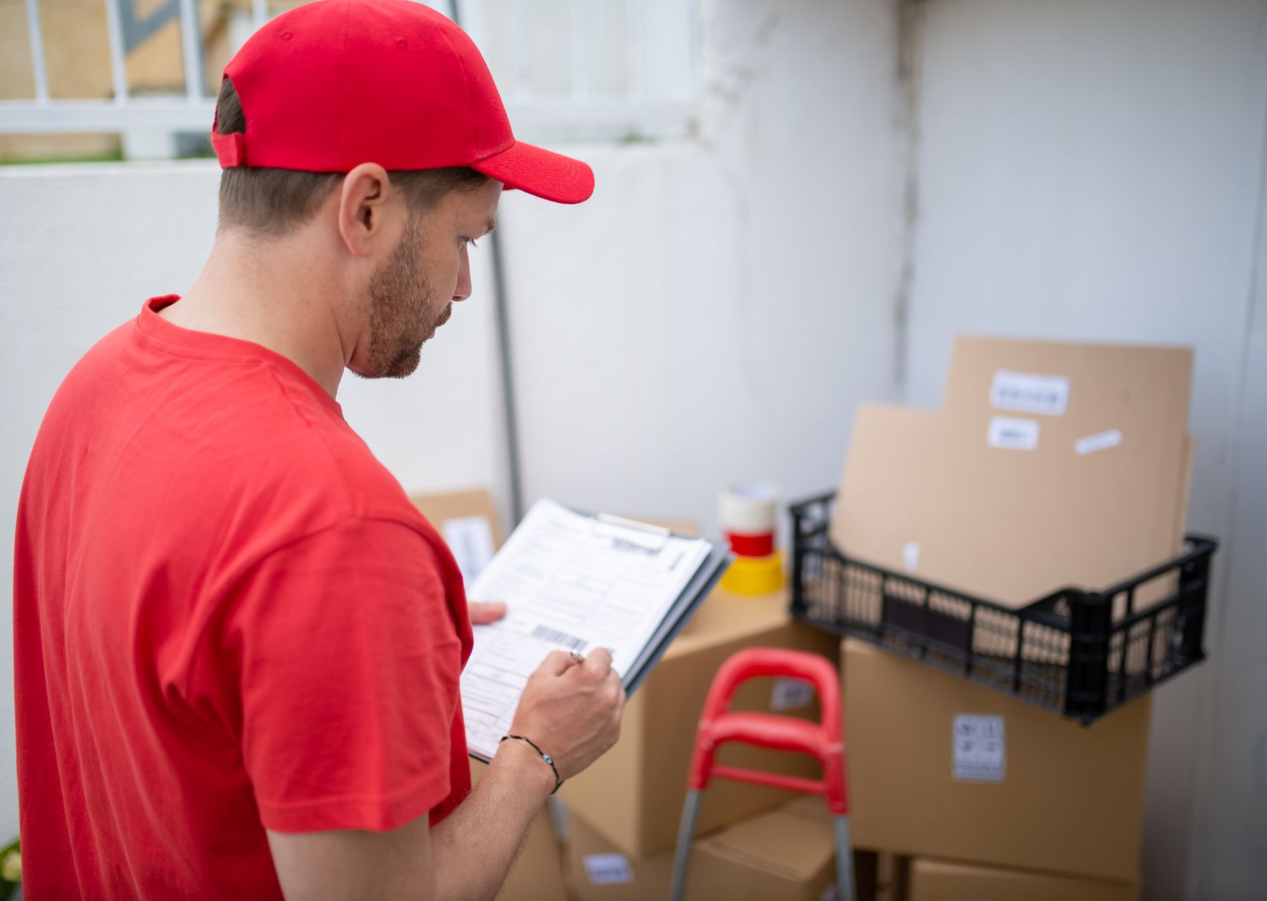 Same-day removals van loading — removals and storage in Feltham