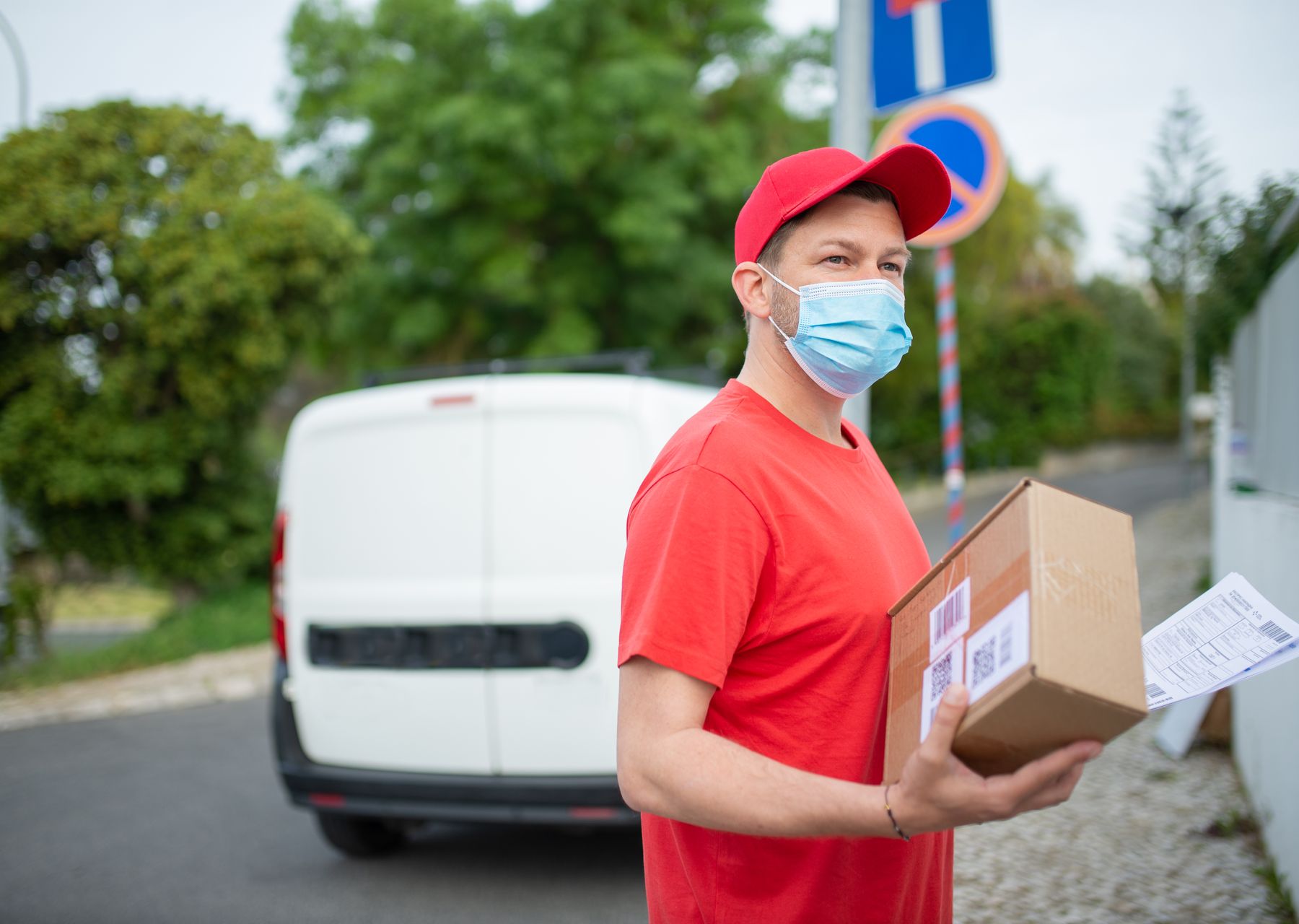 Professional removals crew at work — man and van Seaford