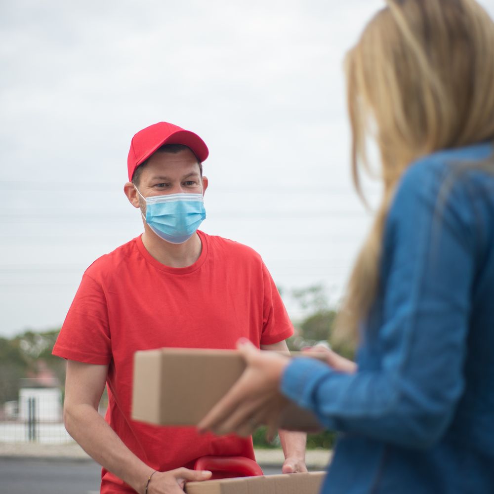 Sutton Bridge — movers delivering furniture from a van