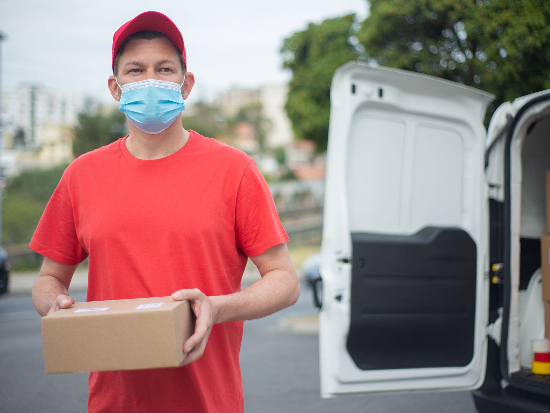 Mulbarton — man and van team loading a removal van