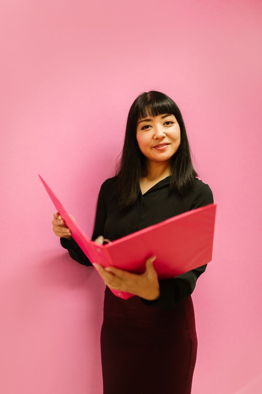自信を持って働く女性