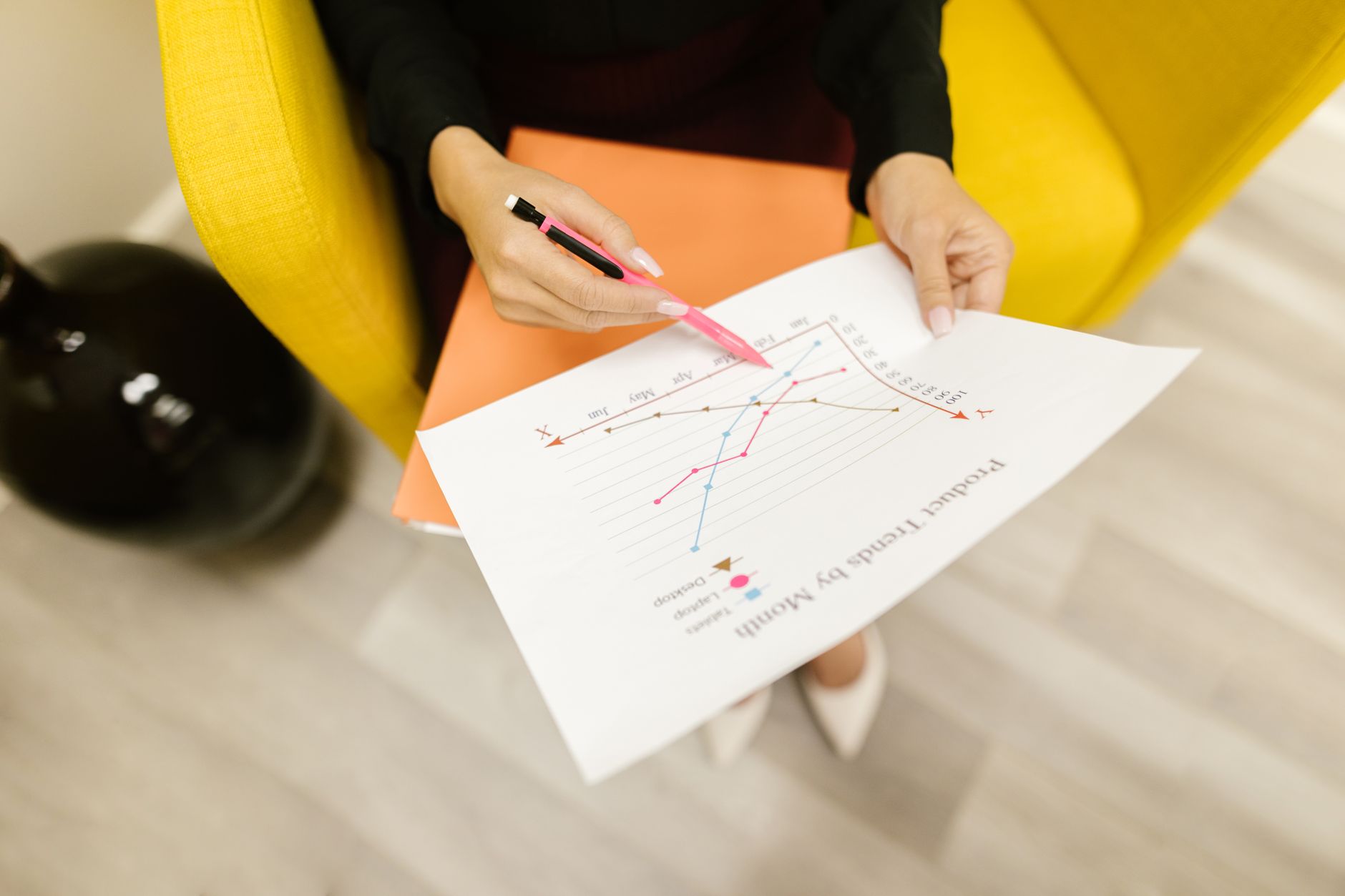 manager reviewing misleading usage reports