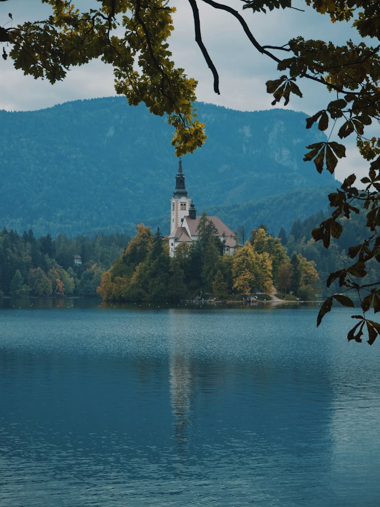 The Pilgrimage Church Of The Assumption Of Mary On Lake Bled