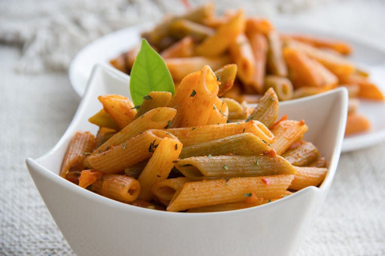 A Bowl Of Penne Pasta