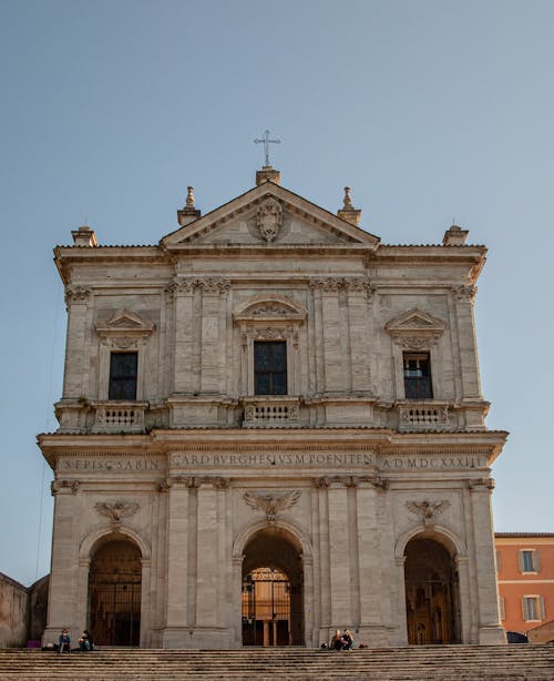 圣格雷戈里奥 马格诺阿尔切洛, 垂直拍摄, 建築物正面 的 免费素材图片