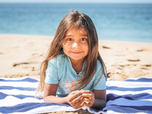 A Girl at the Beach 