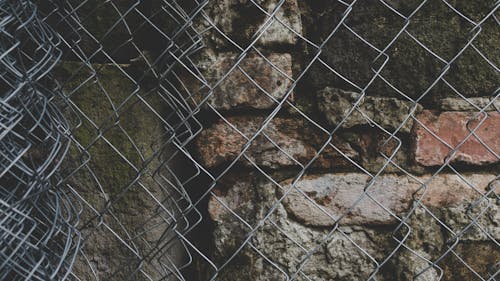 Gray Steel Chained Link Fence