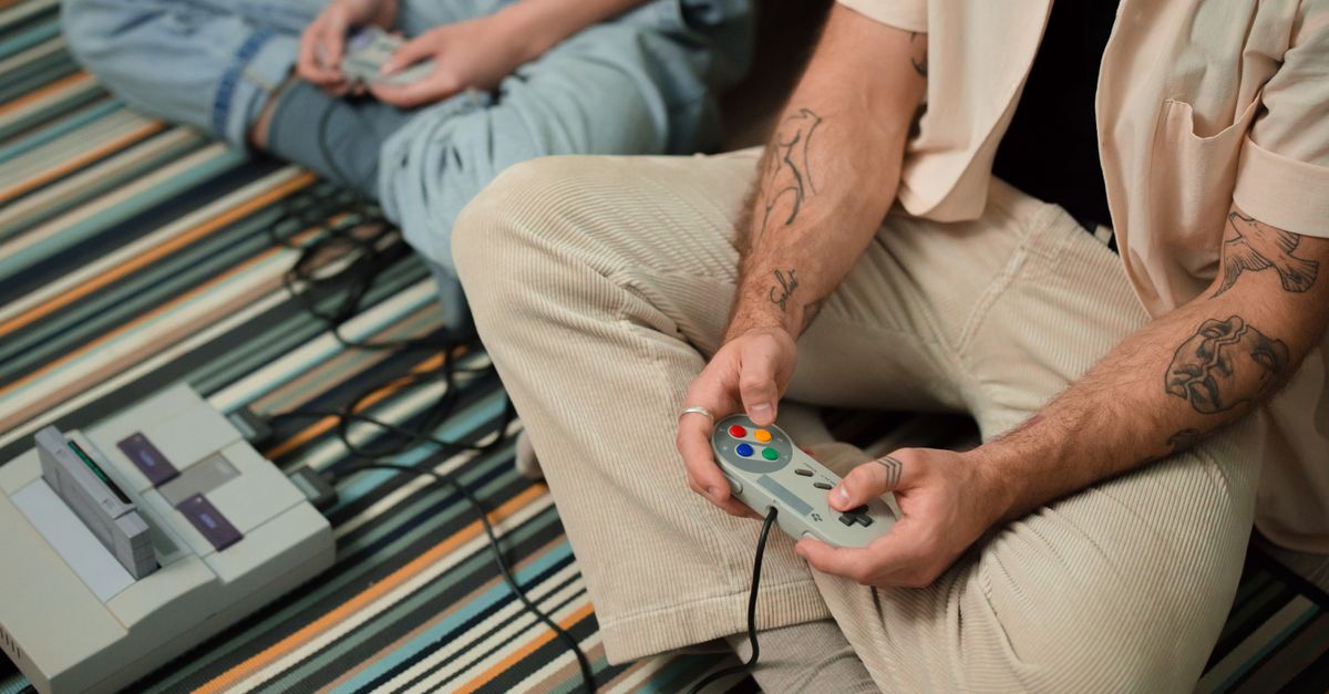 Person using Game Console · Free Stock Photo