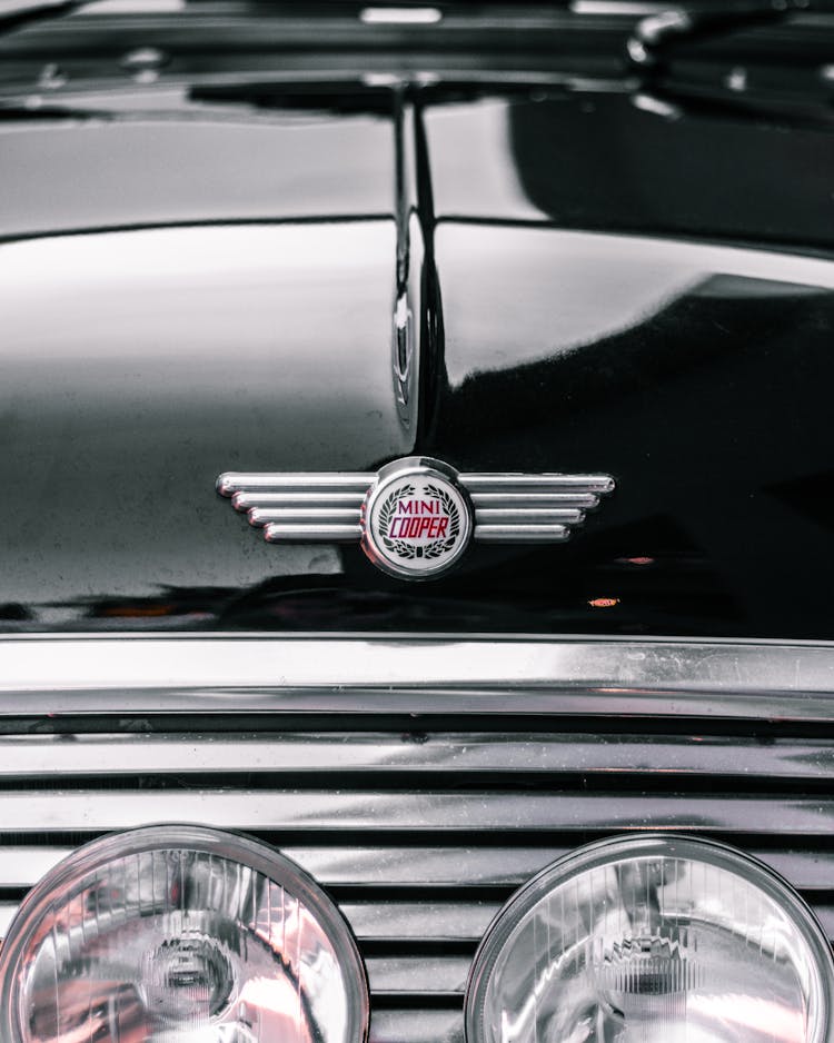 Bumper Of Retro Car With Grille