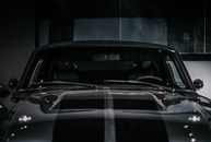 Close-up Photo of a Muscle's Car Windshield