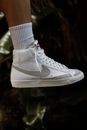 Person Wearing White Nike Air Force 1 Low