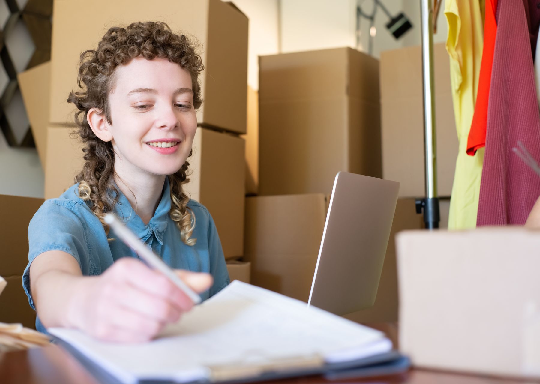 Packing services in Redruth — crew wrapping and loading on moving day