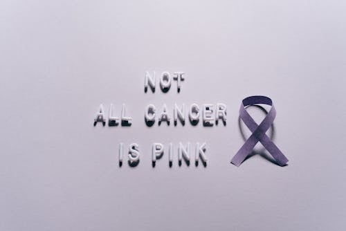 がんの意識, ことば, すべての癌がピンク色ではありませんの無料の写真素材