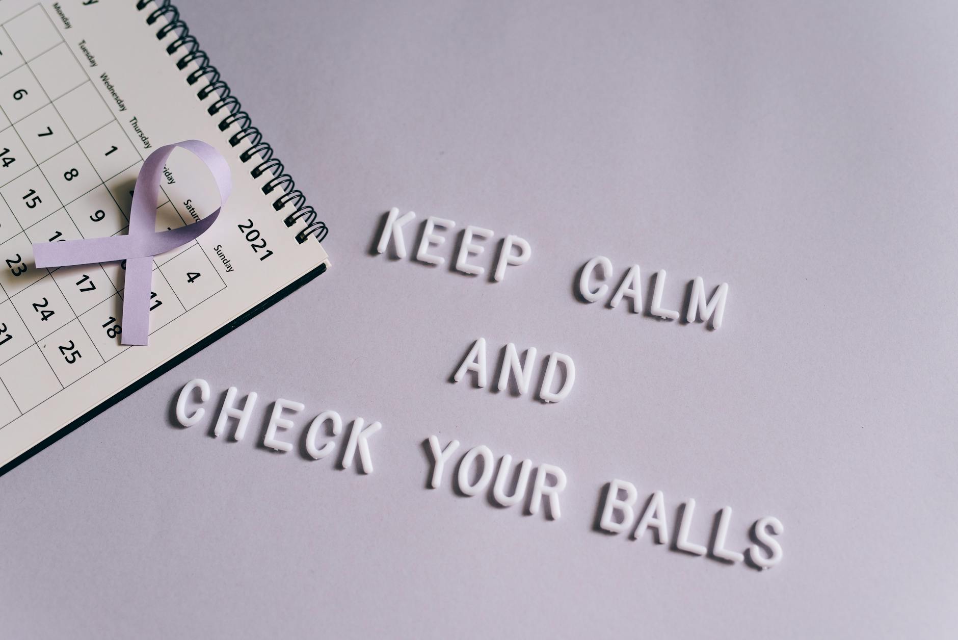Calendar Text Saying