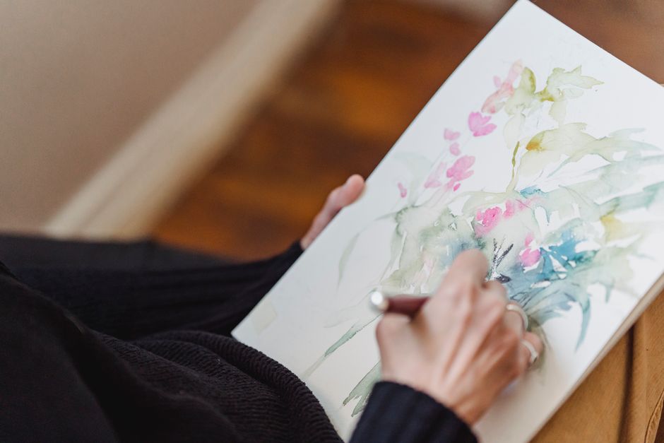 50 Desenhos para Colorir Adultos - Flores e Objetos Vintage