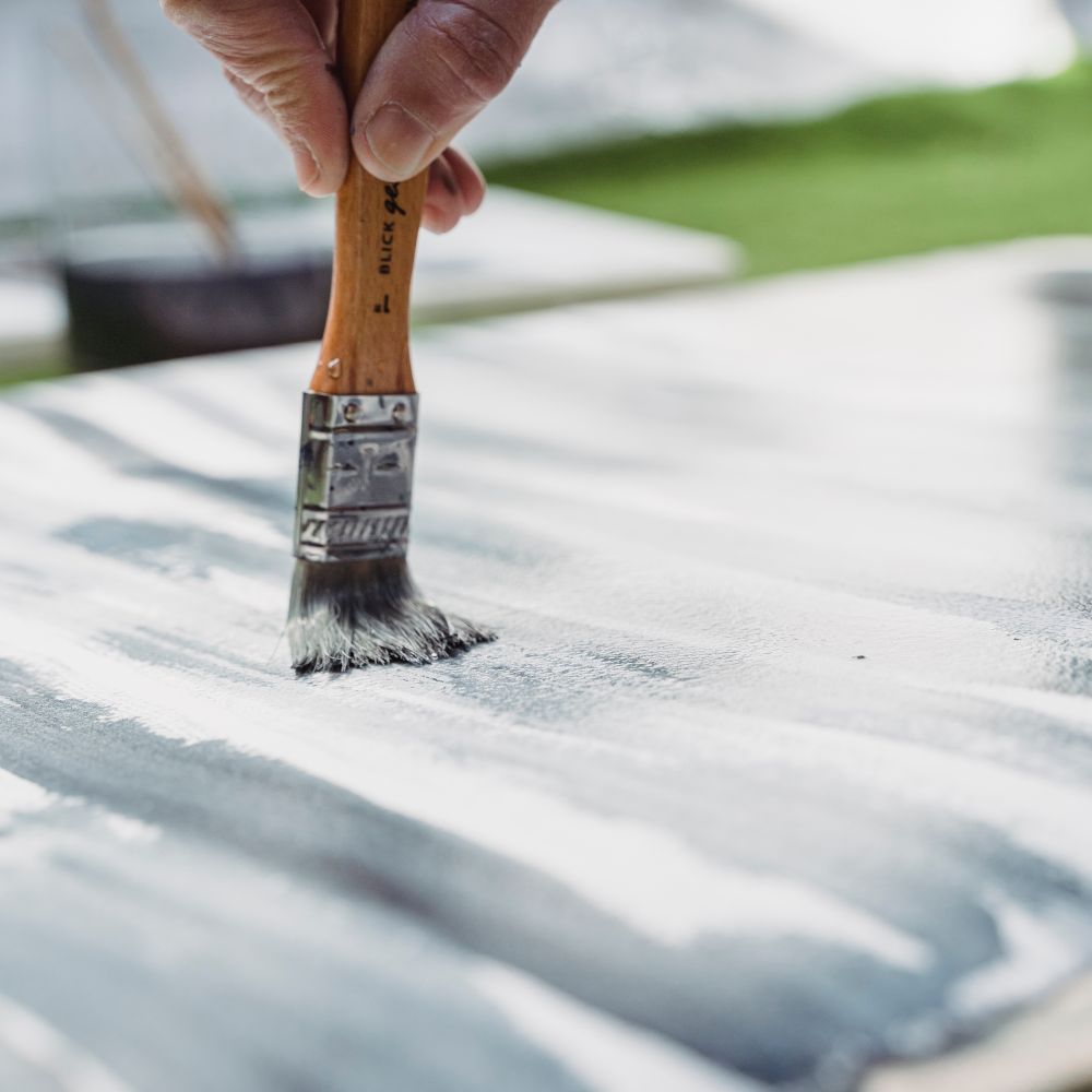 Painters and Decorators in Shoreditch — surfaces prepped and cut in by hand