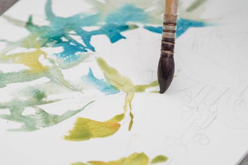 artistik, boya fırçası, boyama içeren Ücretsiz stok fotoğraf