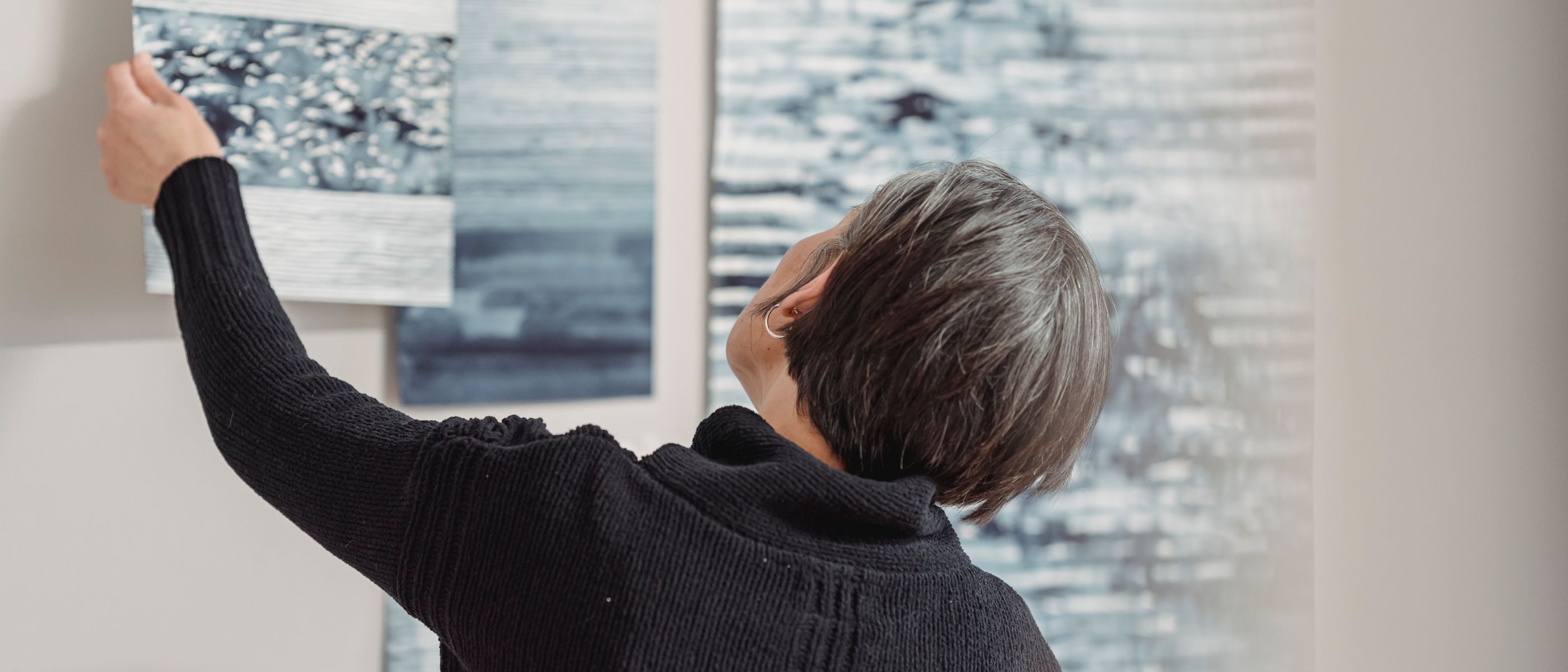 Wallpapering in Mayfair — surfaces prepped and cut in by hand