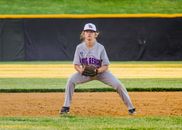 Athlete Girl in a Baseball Field