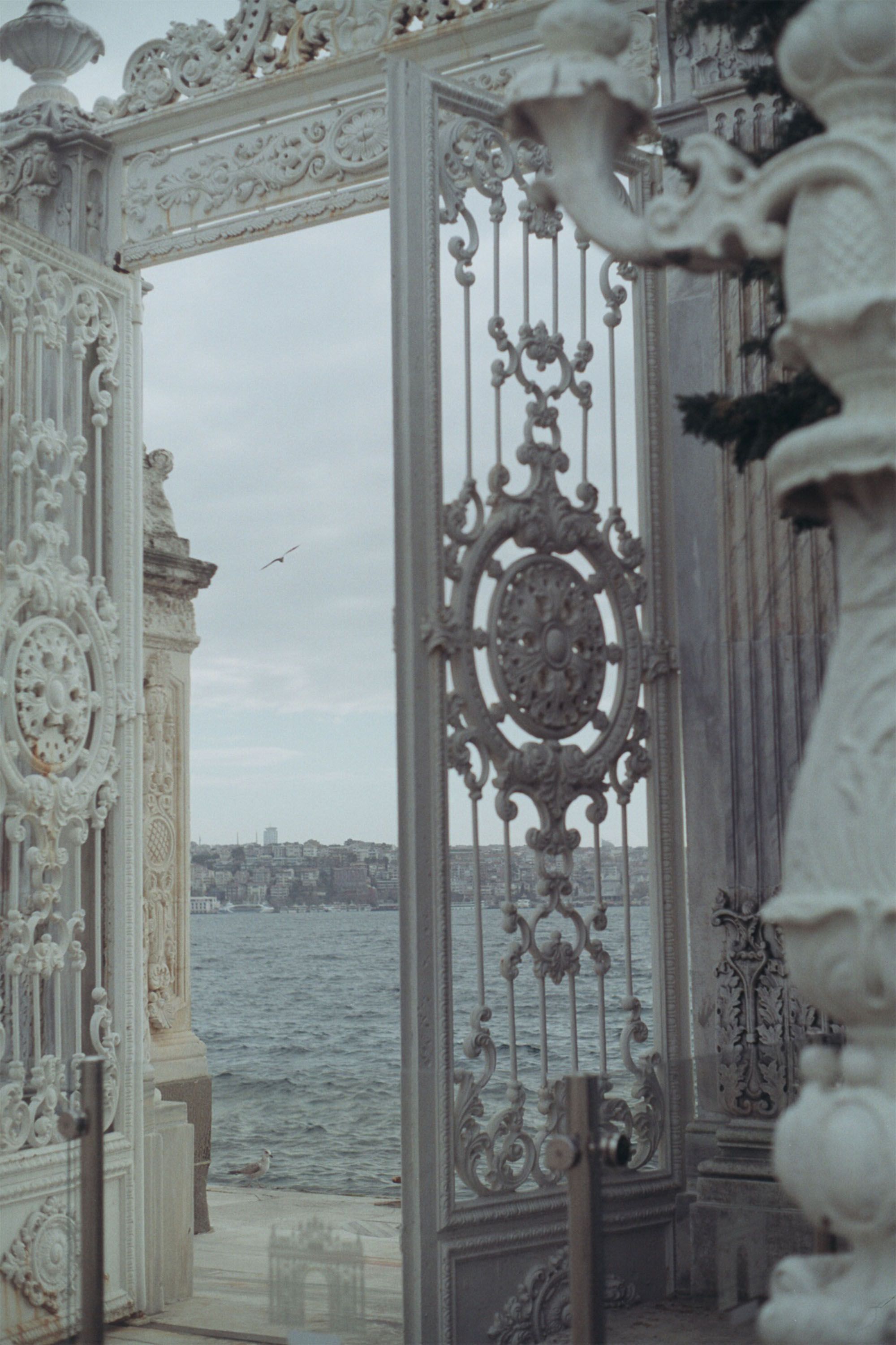 Gate Overlooking the Sea in Dolmabahce Palace, Istanbul, Turkey · Free ...