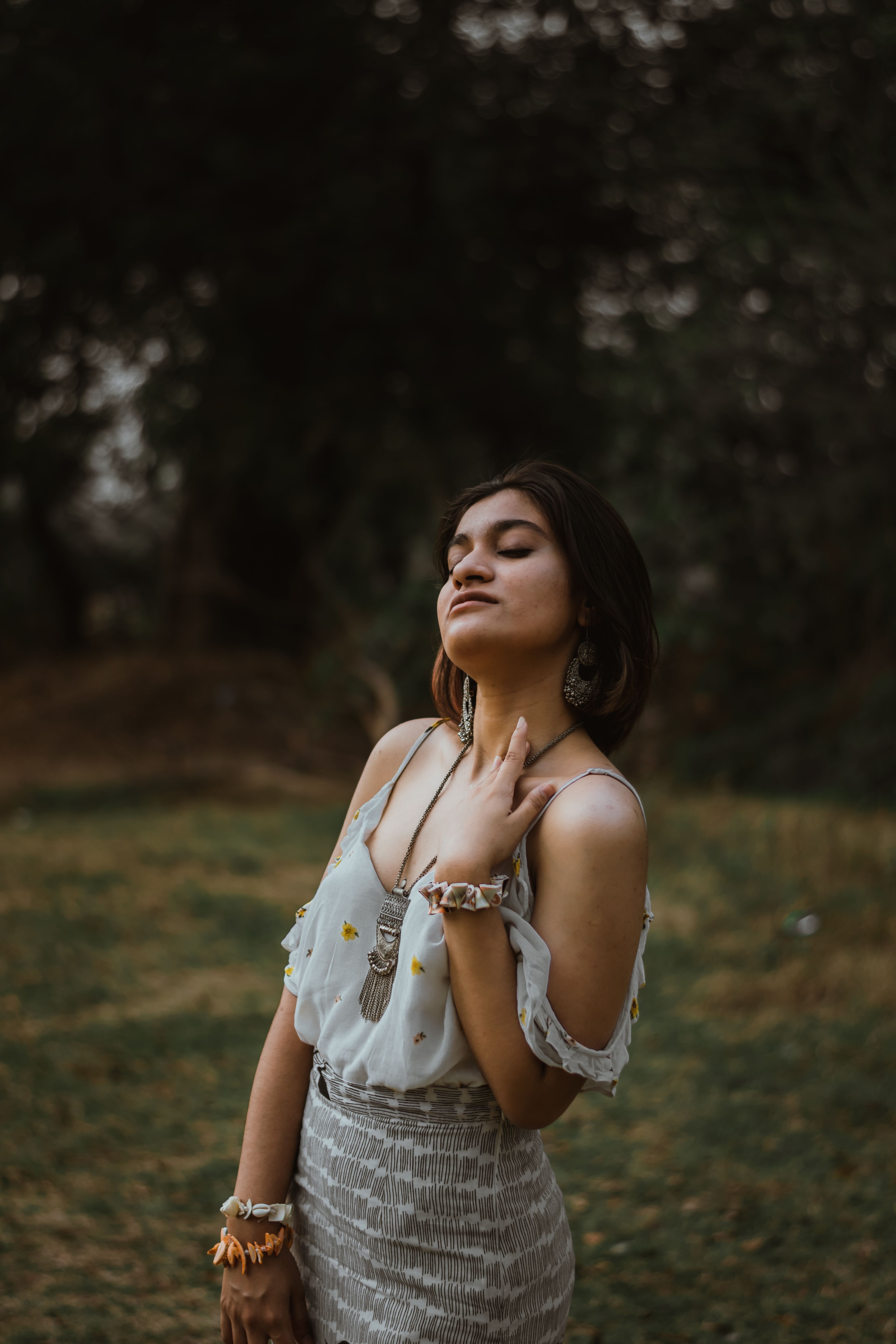 Blusa Ciganinha Floral Verde
