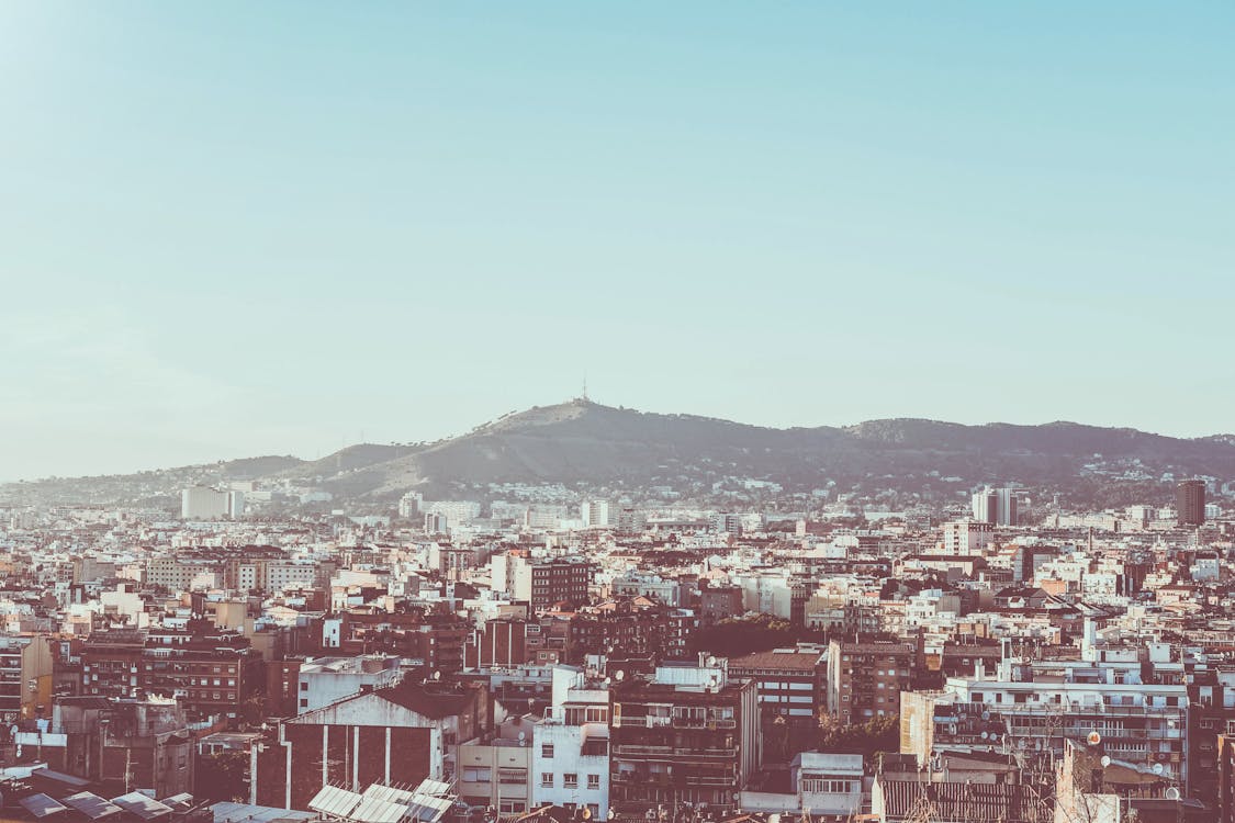 Gratis lagerfoto af Barcelona, bjerg, by Lagerfoto