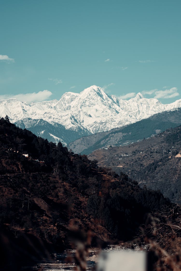 View Of Mountains And Sky