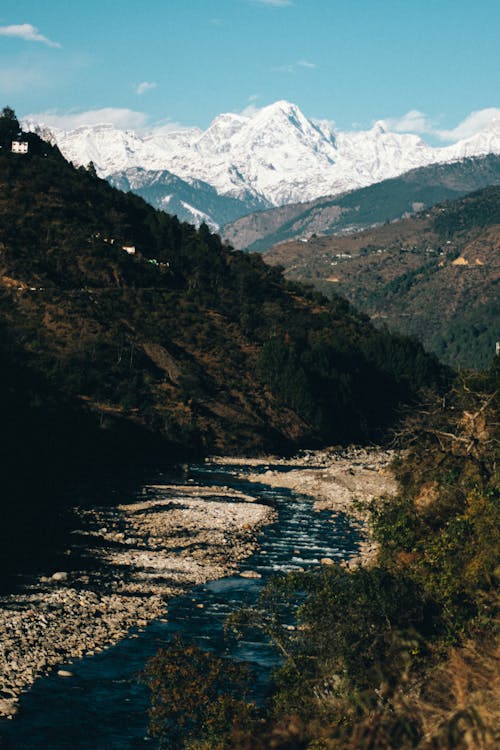 River Between Green Mountains