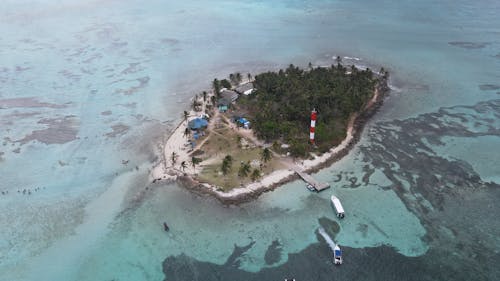 Kostenloses Stock Foto zu drohnenfotografie, insel, kolumbien