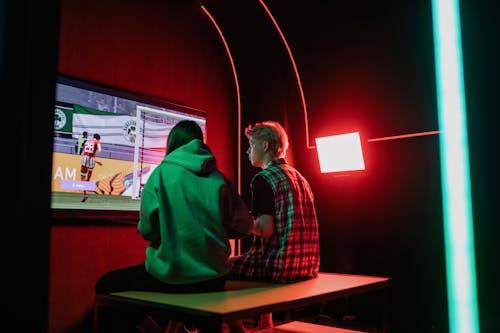 Gamers Playing Inside a Room