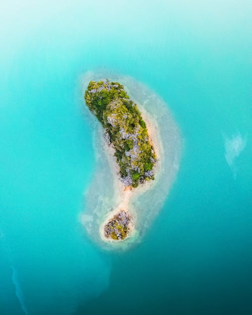 Безкоштовне стокове фото на тему «Аерофотозйомка, блакитна вода, вертикальні постріл»