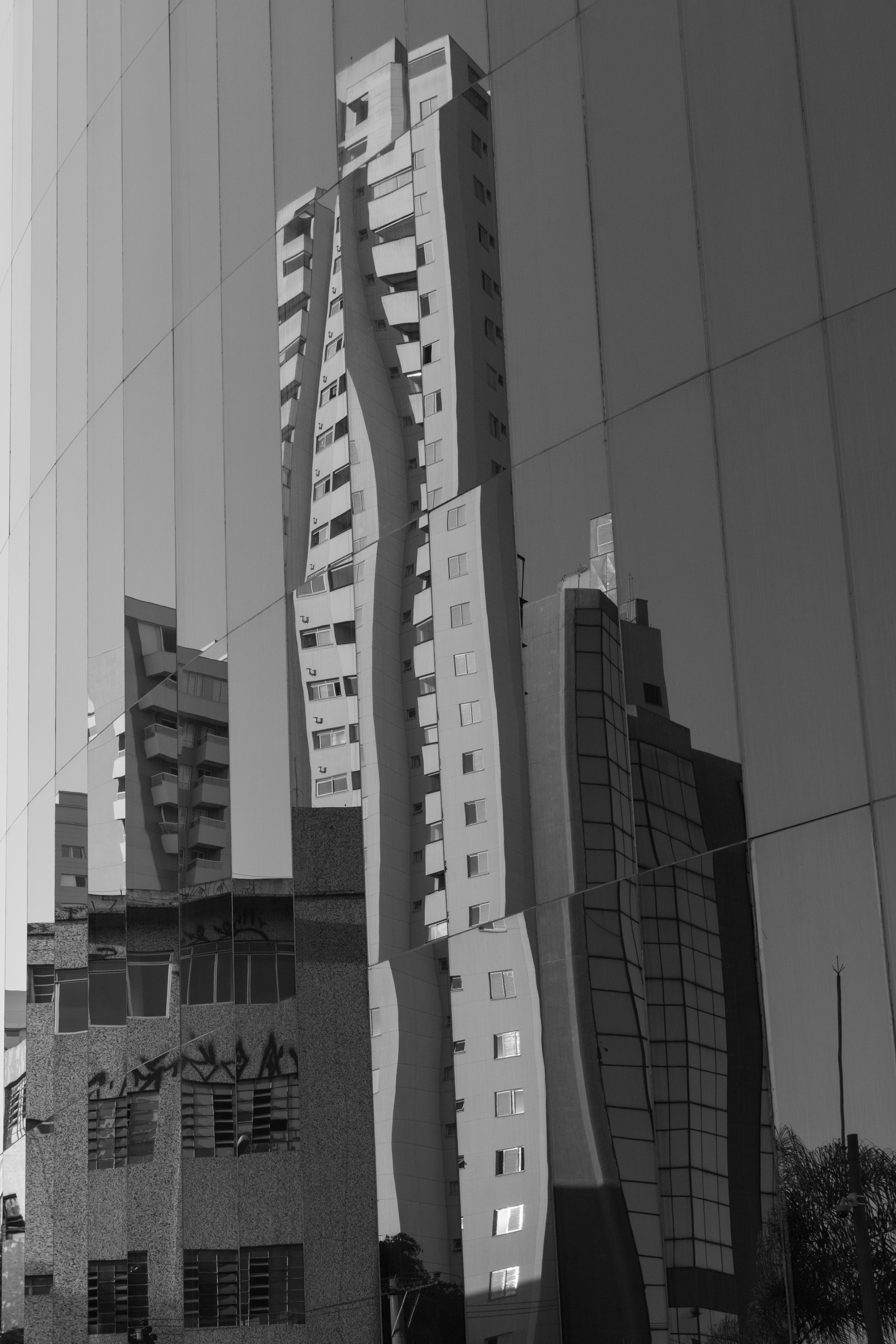 Grayscale Photo of High Rise Building · Free Stock Photo