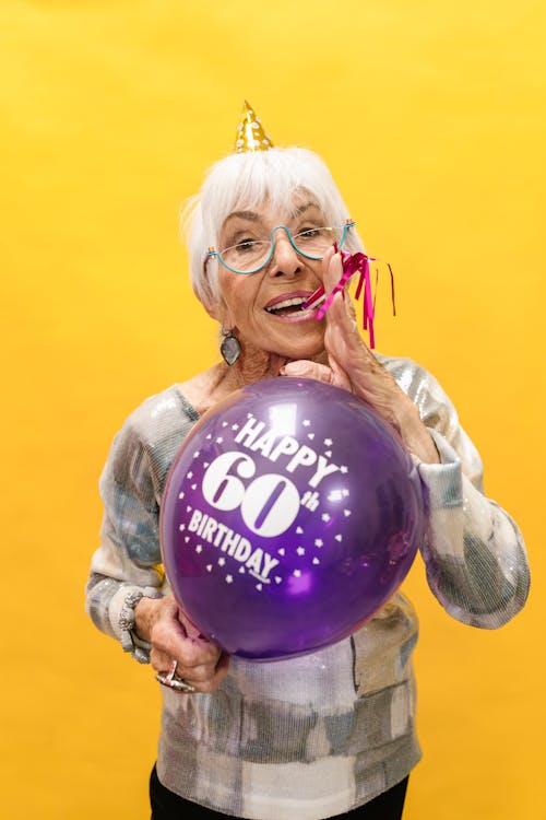 Ingyenes stockfotó ballon, boldog születésnapot, bulikalap témában Stockfotó