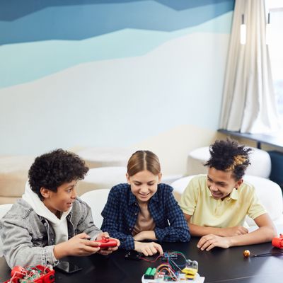 Kit de robótica educacional para iniciantes