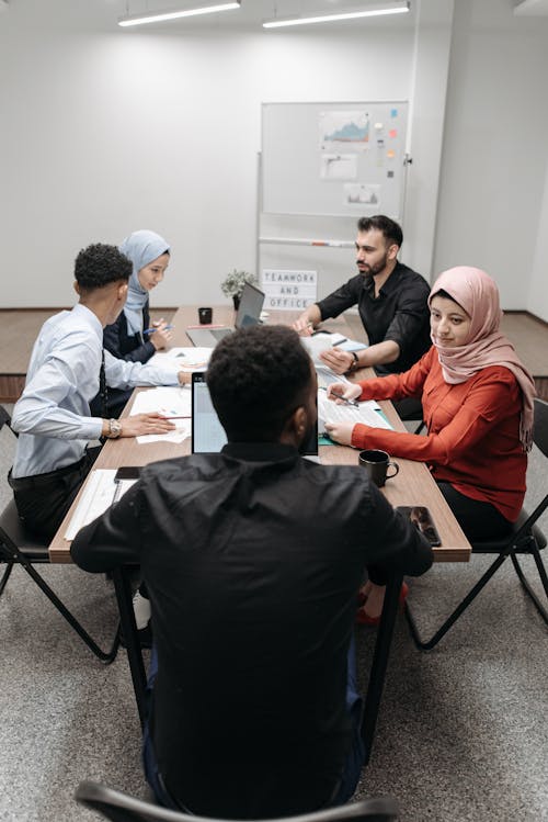 A Group of People Having a Meeting